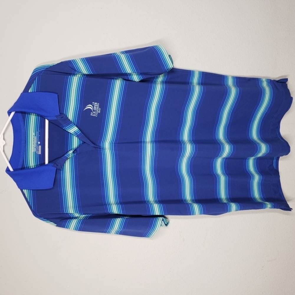 Nike Golf Striped Performance Shirt 2015 US OPEN Chambers Bay
